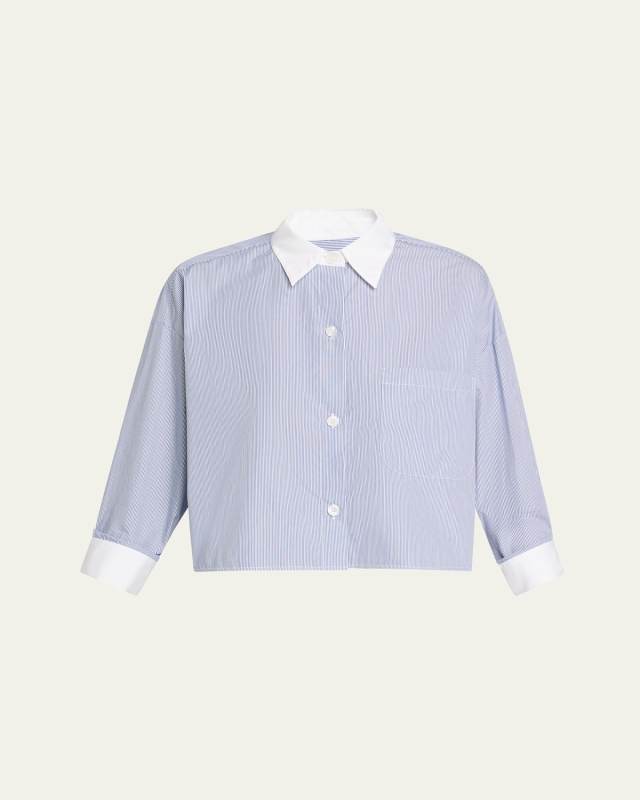 Soon To Be Ex Striped Button-Front Shirt